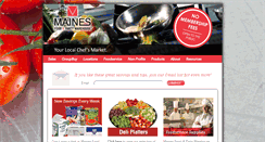 Desktop Screenshot of mainesfood.net