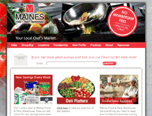 Tablet Screenshot of mainesfood.net